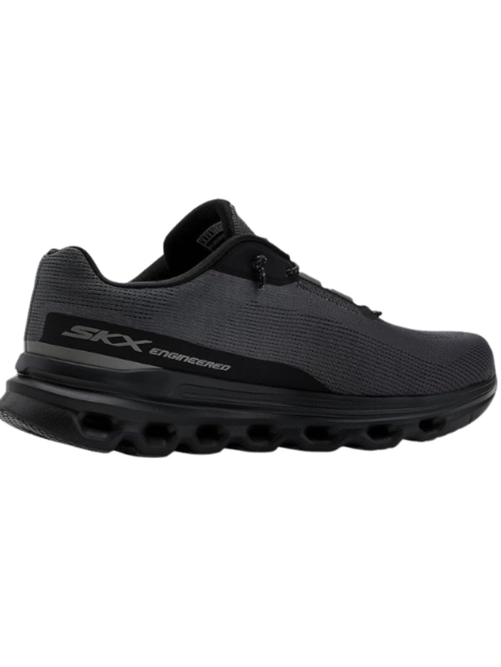 Mens Skechers Go Run Glide Step Arch Fit Casion in Black/Charcoal. 221121
